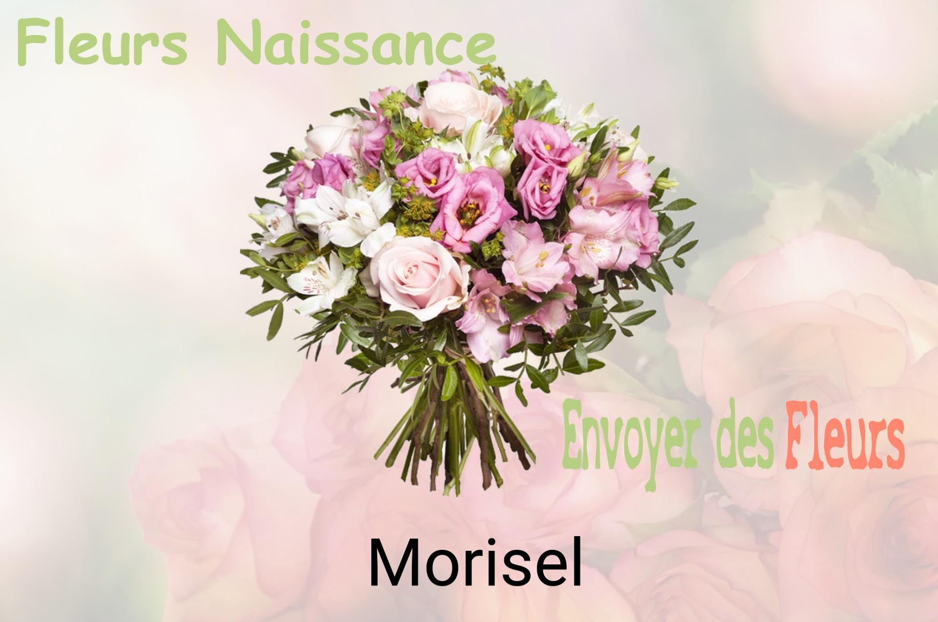 Bouquet de fleurs de naissance livré à Morisel